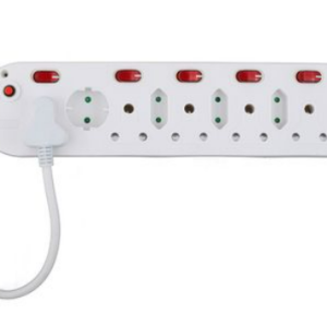 10 WAY SWITCHED MULTI PLUG