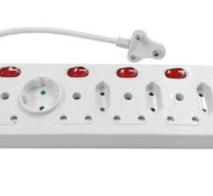 8 WAY SWITCHED MULTI PLUG