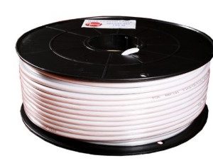 CABLE RG6U WHITE (100MT) 96 BRAID