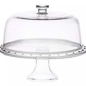 PALLADIO FOOTED CAKE PLATE 31 W/DOME